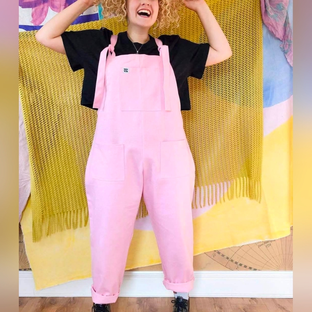 Lucy and Yak Pink Dungarees